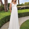 Amalinder - Umstandsbrautkleid mit Boho-Spitze und breiten Trägern import placeholder for 48716