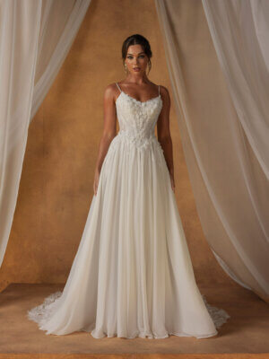 natiya leichtes brautkleid mit spitze und