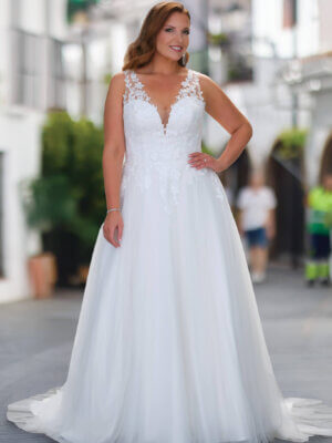 brautkleid ausgestellt corsage traeger ivory westerstede