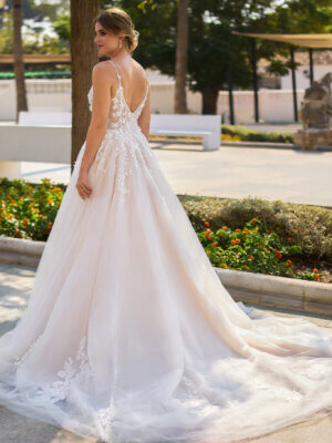 brautkleid schleppe spitze tuell blush cuxhaven