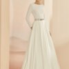 Eleganter Mikado-Satin Brautrock im A-Linien-Stil mit hoher Taille, edler Faltenlegung, Eingriffstaschen und Taillenband, exklusiv erhältlich in Cuxhaven